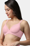 Amante Padded Wired Full Coverage Super Support Bra - Lilac Pink — thumbnail 2